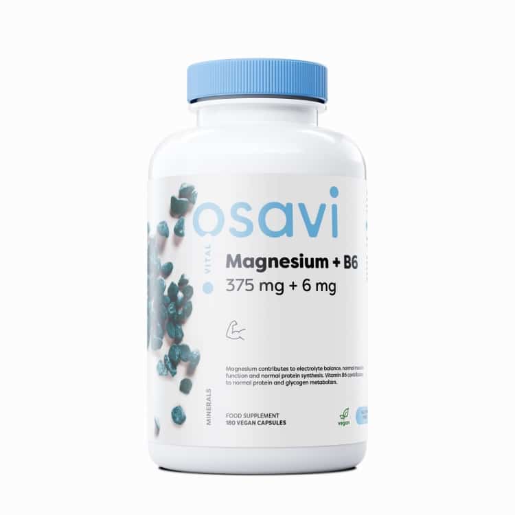Horčík + vitamín B6 - 180 vegánskych kapsúl
