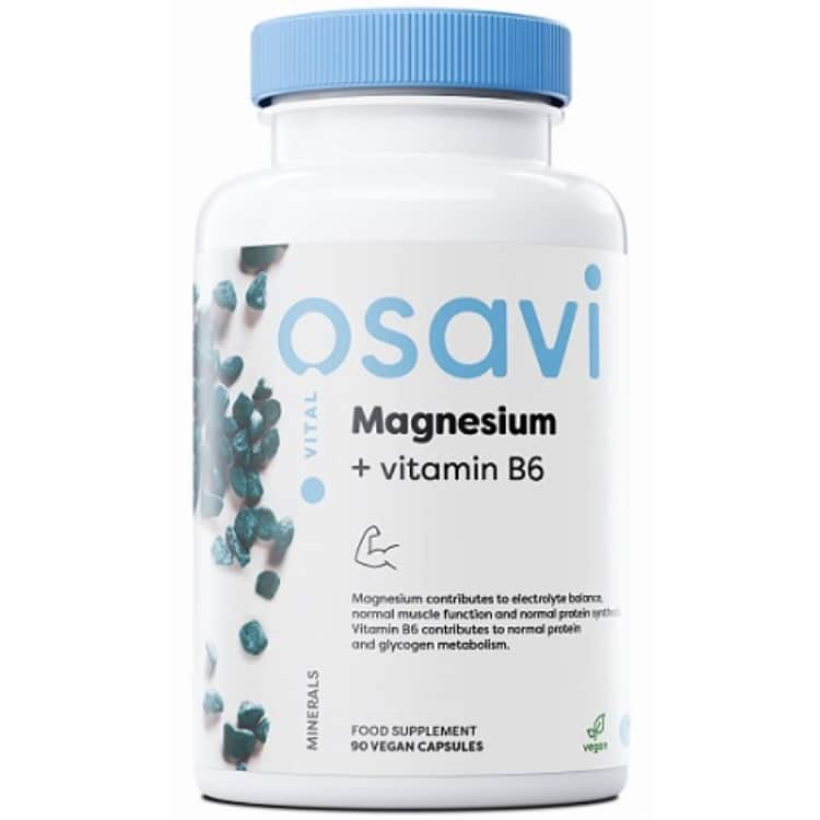 Horčík + vitamín B6 - 90 vegánskych kapsúl