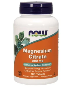 Magnéziový citrát, 200 mg - 100 tabliet