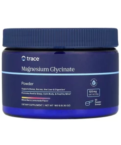 Trace Minerals - prášok z hlienanu horčíka, zmiešané bobule s citrónovou limonádou - 180g