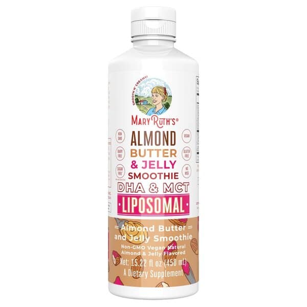 Mandle Smør & Jelly Smoothie s DHA & MCT Liposomal - 450 ml
