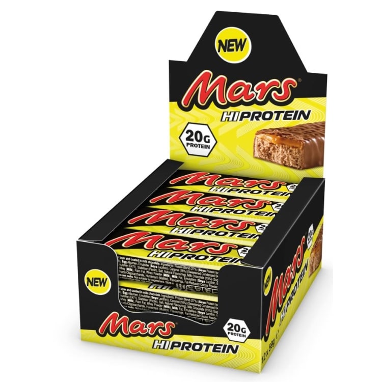 Mars Hi Protein tyčinky, originál - 12 tyčiniek