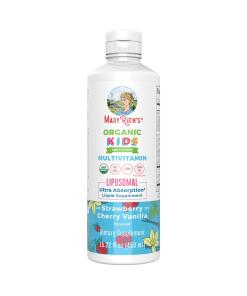 Mary Ruth's Tekutý multivitamín pre deti Liposomálny s príchuťou jahody, čerešne a vanilky 450 ml