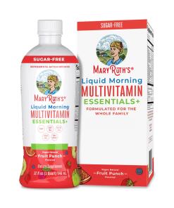 MaryRuth's Ranný multivitamínový sirup s príchuťou ovocného punču 32oz (946ml)