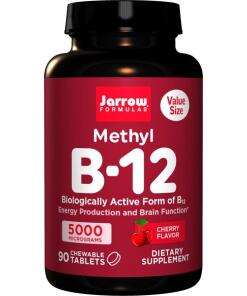 Metyl B-12 - 5000 mcg (višňa) - 90 žuvacích tabliet