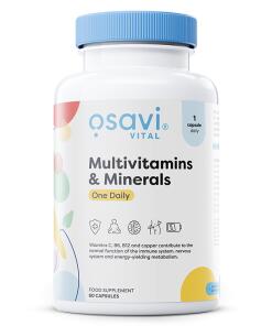 Multivitamíny a Minerály Jednodenné Dávkovanie - 60 kapsúl