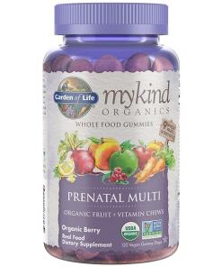 Mykind Organics Prénatal Multi Gummies, Organické Bobule - 120 vegánskych gumových cukríkov