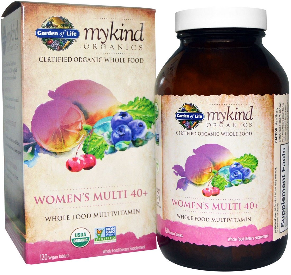 Mykind Organics Multivitamín pre ženy 40+ - 120 vegánskych tabliet