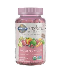 Mykind Organics Multivitamíny pre ženy, organické ovocné želé, 120 vegánskych gumových medvedíkov