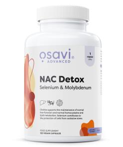 Osavi - NAC Detox, Selén & Molybdén - 120 vegánskych kapsúl