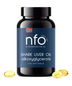 NFO Omega-3 Olej z pečeňe žraloka (120 kapsúl)