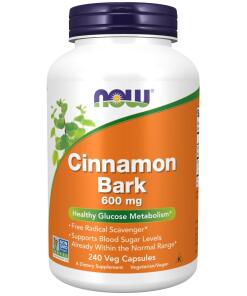 NOW Foods - NOW FOODS Cinnamon Bark 600 mg (240 caps.)