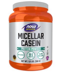 NOW Foods - Micelárny kazeín, prášok bez príchute (816 g/ 1.8 lbs.)