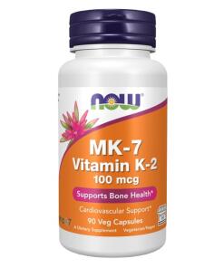 NOW Foods - NOW FOODS Vitamín K-2 MK7, 100 mcg (90 kapsúl)