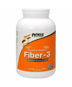 NOW Foods - Fiber-3 Organic (454 g)