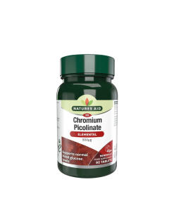 Natures Aid - Chromán pikolinát 200 mcg (90 tabliet)