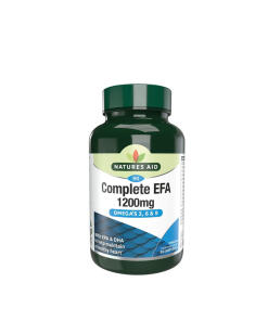 Natures Aid - Kompletné EFA 1200 mg (Omega 3, 6 + 9) (90 mäkkých kapsúl)