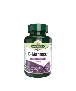 Natures Aid - Natures Aid D-Mannóza 1000 mg (60 tabliet)