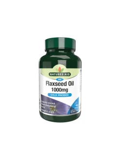 Natures Aid - Ľanový olej 1000 mg (90 mäkkých kapsúl)