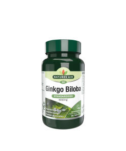 Natures Aid - Natures Aid Štandardizovaný Ginkgo Biloba 120 mg (90 tabliet)