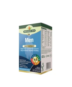 Natures Aid - Multivitamíny a minerály pre mužov Natures Aid (30 kapsúl)