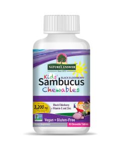 Nature's Answer Kids Sambucus Žuvacie Tablety 45 Žuvacích Tabliet