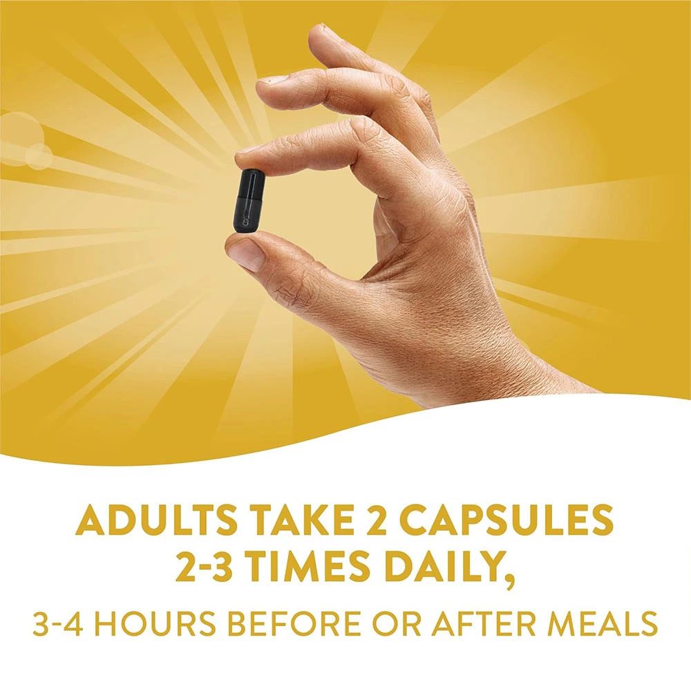 Nature's Way - Aktívne uhlie (100 kapsúl) – Obrázok 13