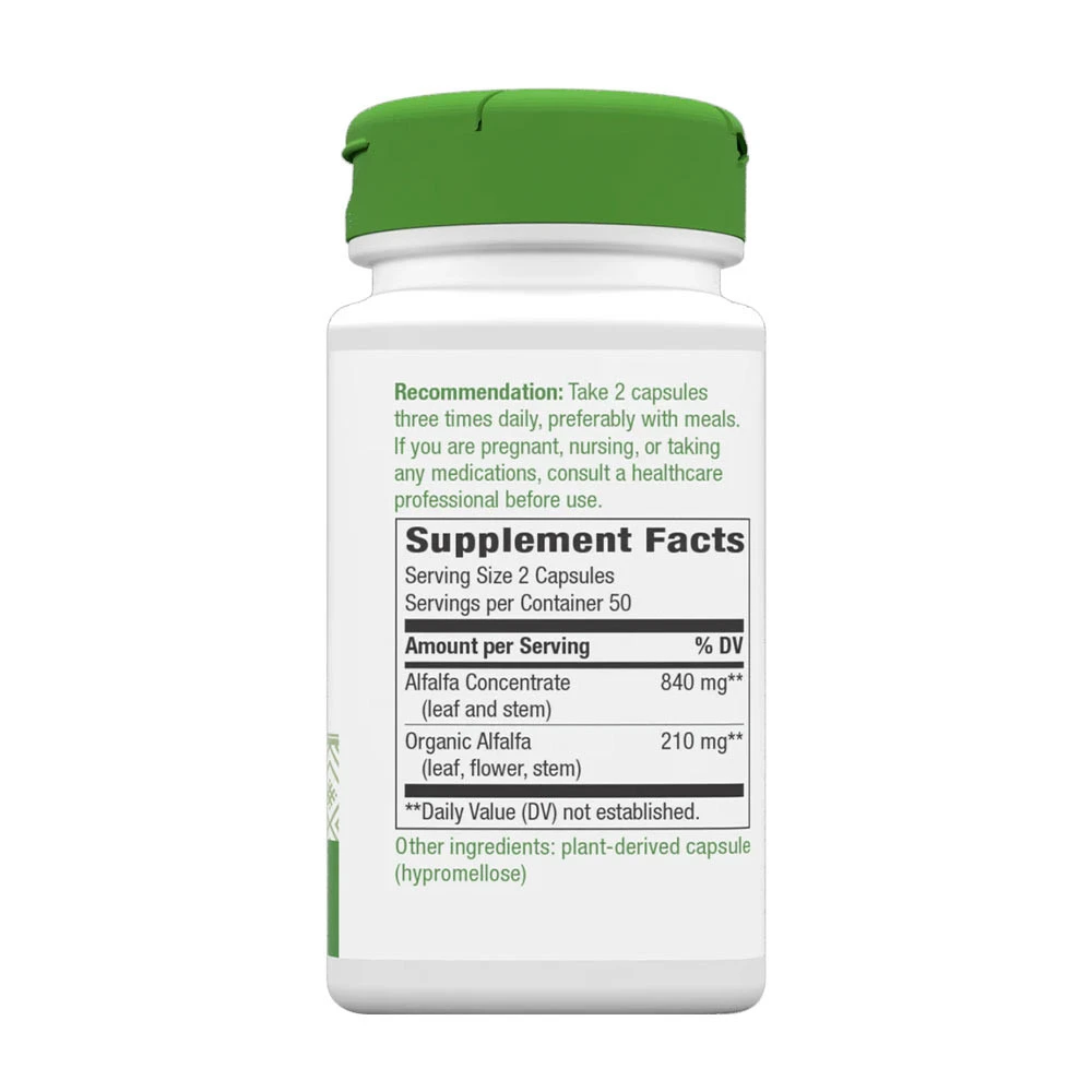 Nature's Way - Alfa-Max (100 rastlinných kapsúl) – Obrázok 2