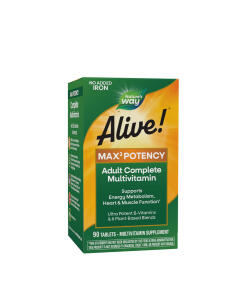 Nature's Way - Alive!® Max3 Denný multivitamín bez železa (90 tabliet)