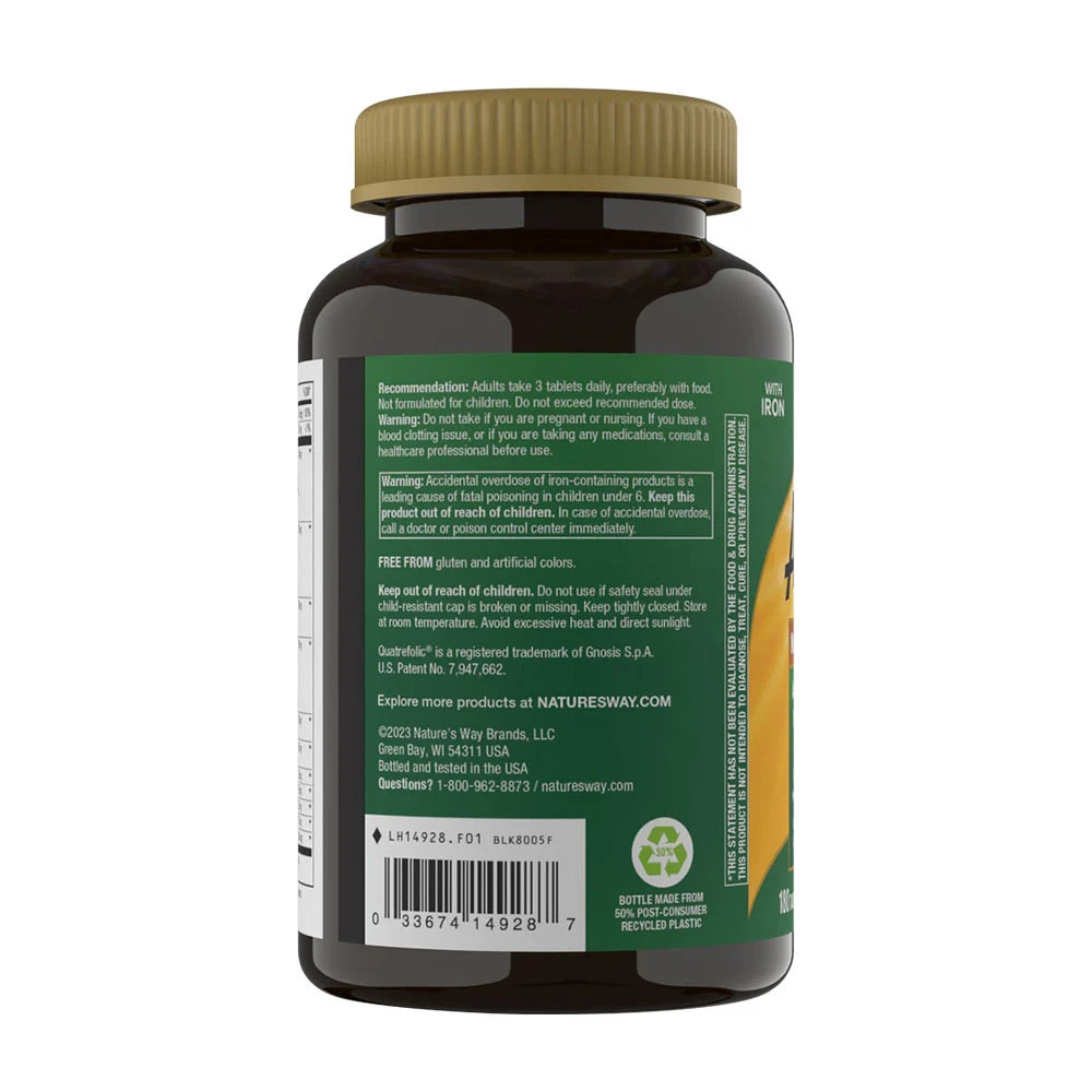Nature's Way - Alive!® Max3 Potencia Multivitamín (180 tabliet) – Obrázok 5