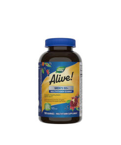 Nature's Way - Alive!® Multivitamín pre mužov 50+ vo forme želé cukríkov (150 želé cukríkov)