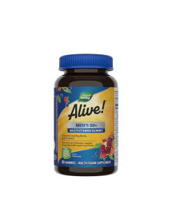 Nature's Way - Alive!® Multivitamín pre mužov 50+ vo forme želé (60 želé)