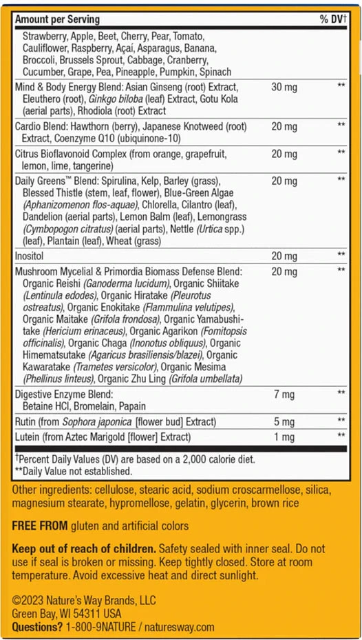 Nature's Way - Alive!® Ultra multivitamín pre mužov nad 50 rokov (60 tabliet) – Obrázok 3