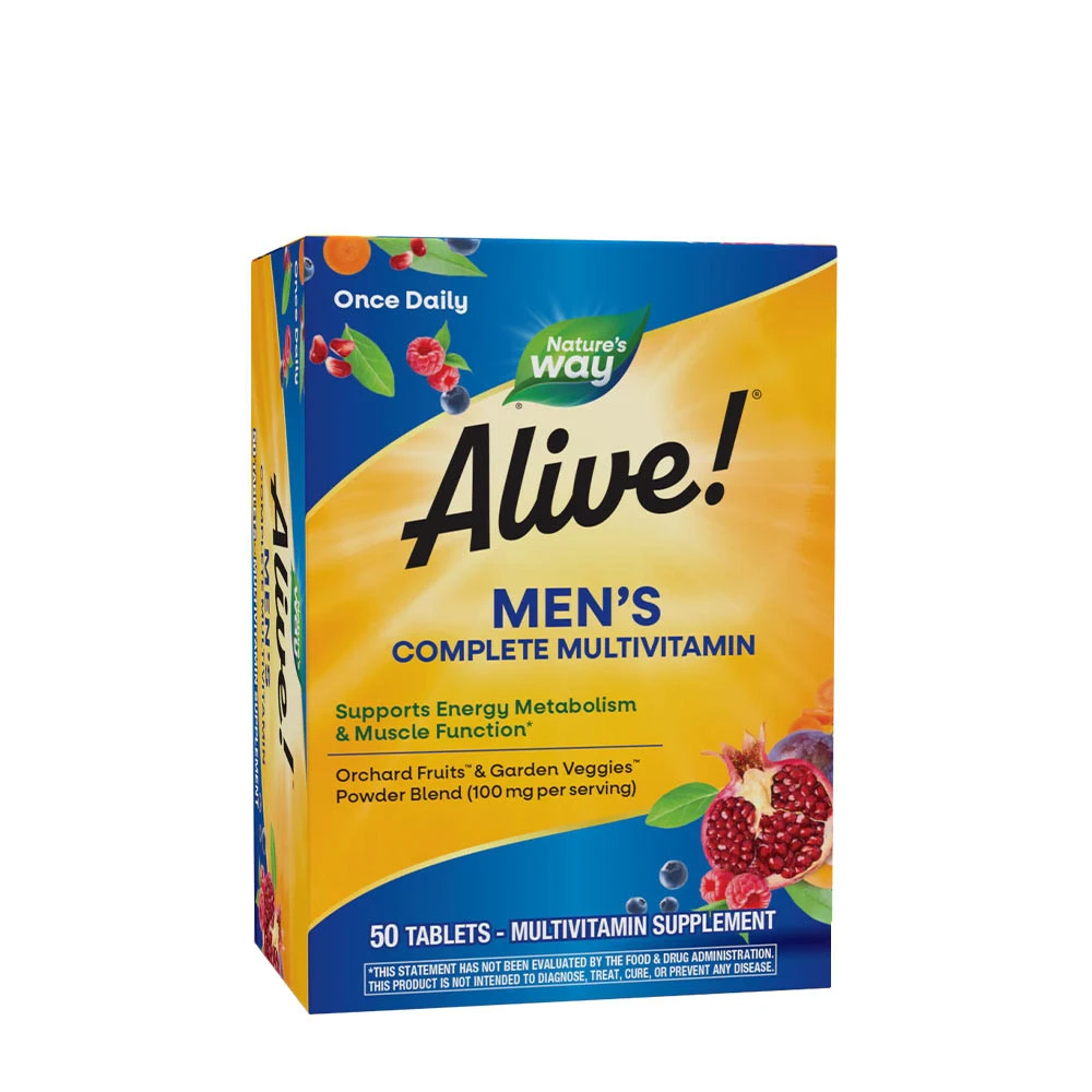Nature's Way - Alive!® Kompletný multivitamín pre mužov (130 tabliet)