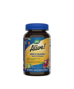 Nature's Way - Alive!® Multivitamín pre mužov vo forme gumových cukríkov (60 gumených cukríkov, ovocná príchuť)