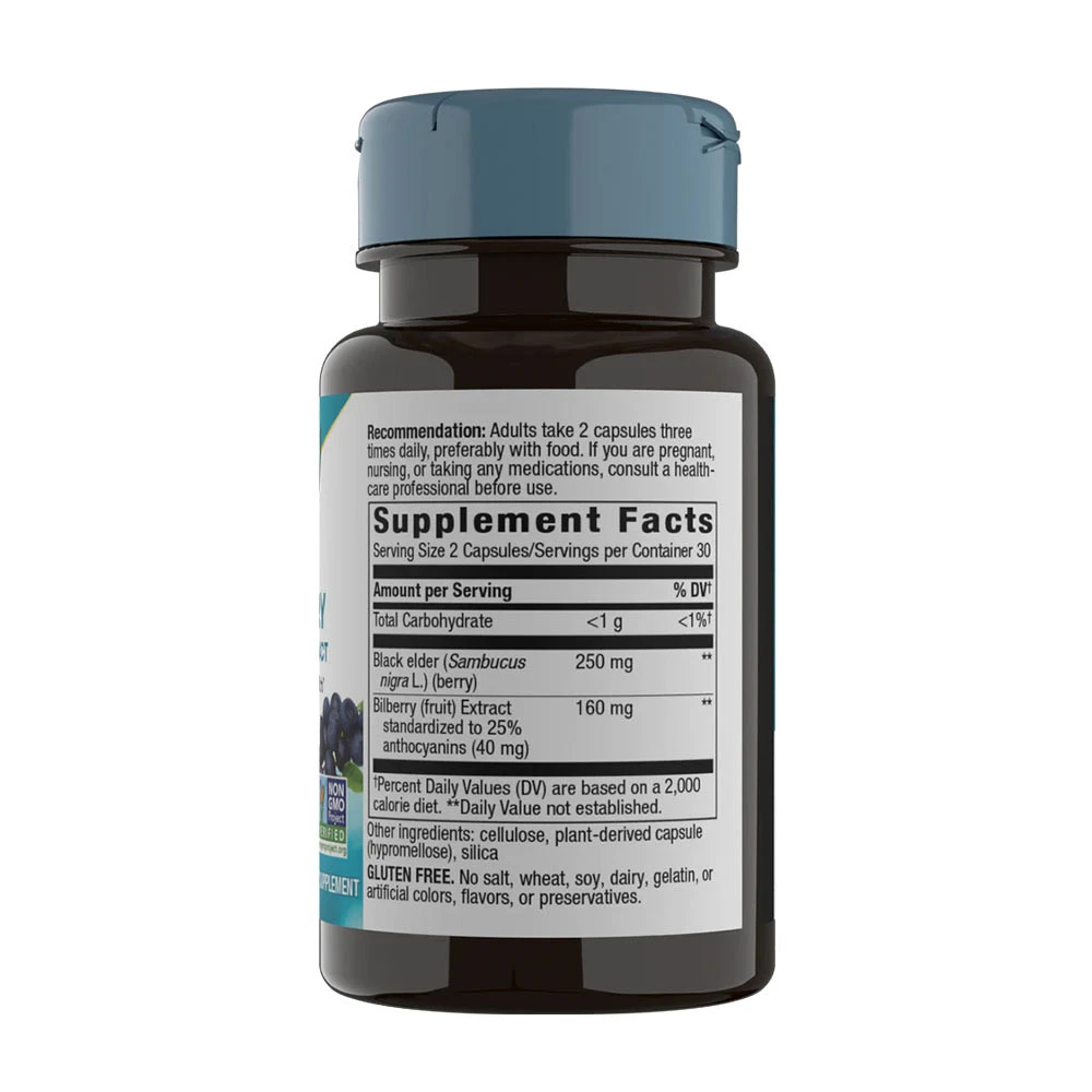 Nature's Way - Čučoriedka (60 kapsúl) – Obrázok 2