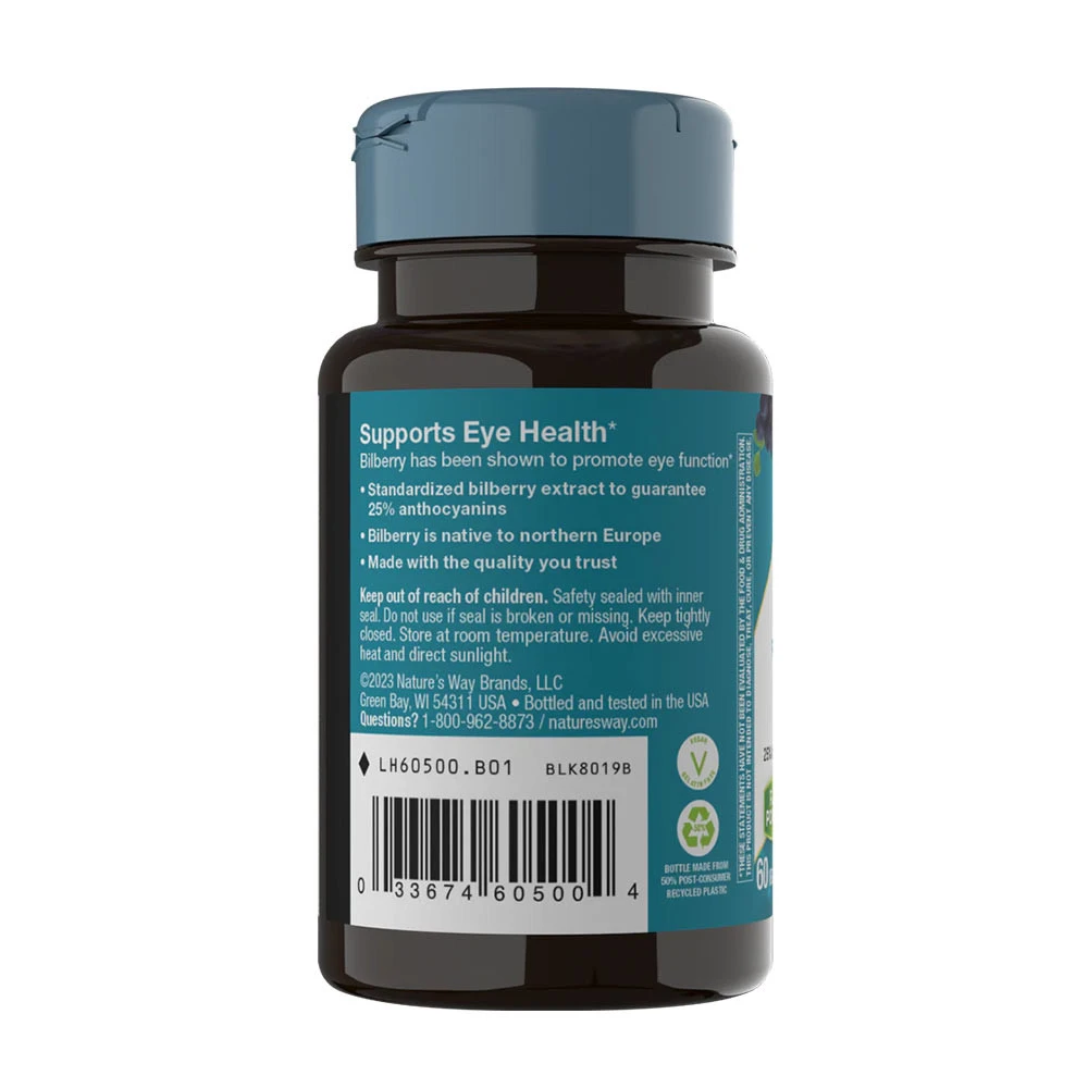 Nature's Way - Čučoriedka (60 kapsúl) – Obrázok 5