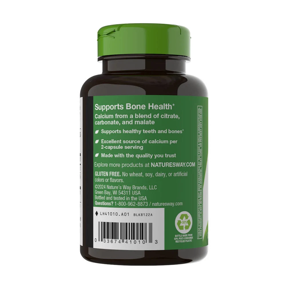 Nature's Way - Citrát vápenatý (100 kapsúl) – Obrázok 8