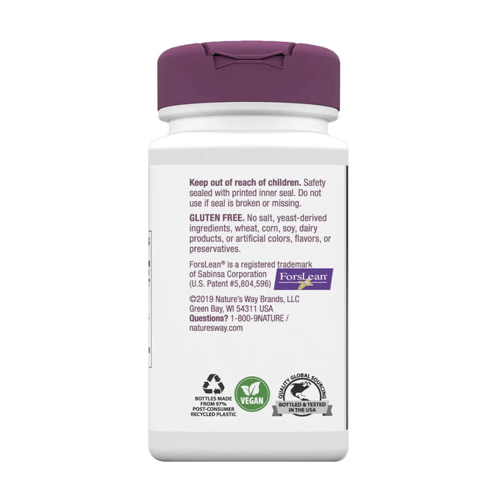 Nature's Way Forskohlii (60 kapsúl) – Obrázok 3