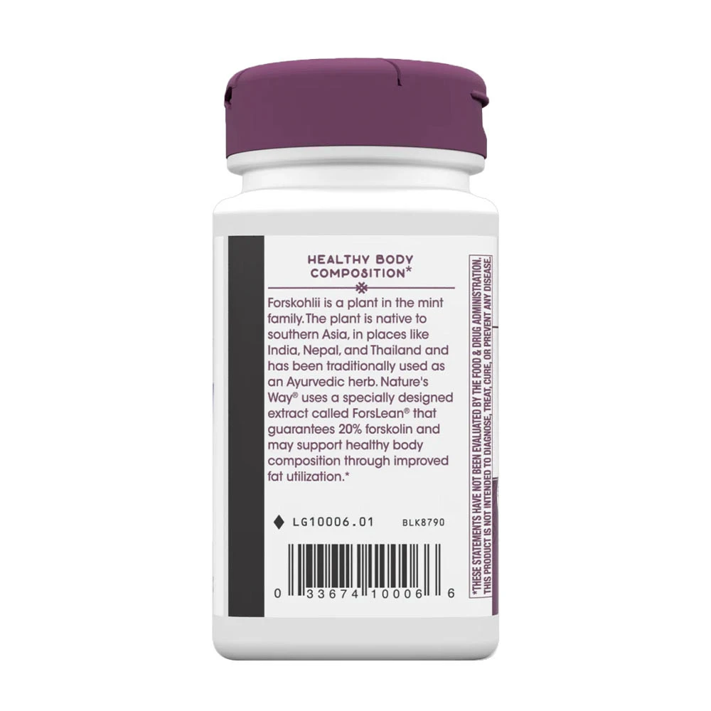 Nature's Way Forskohlii (60 kapsúl) – Obrázok 9