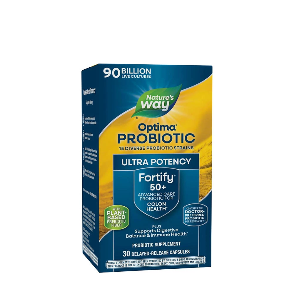 Nature's Way Fortify Optima Age 50+ Probiotikum - 90 miliárd CFU (30 kapsúl)