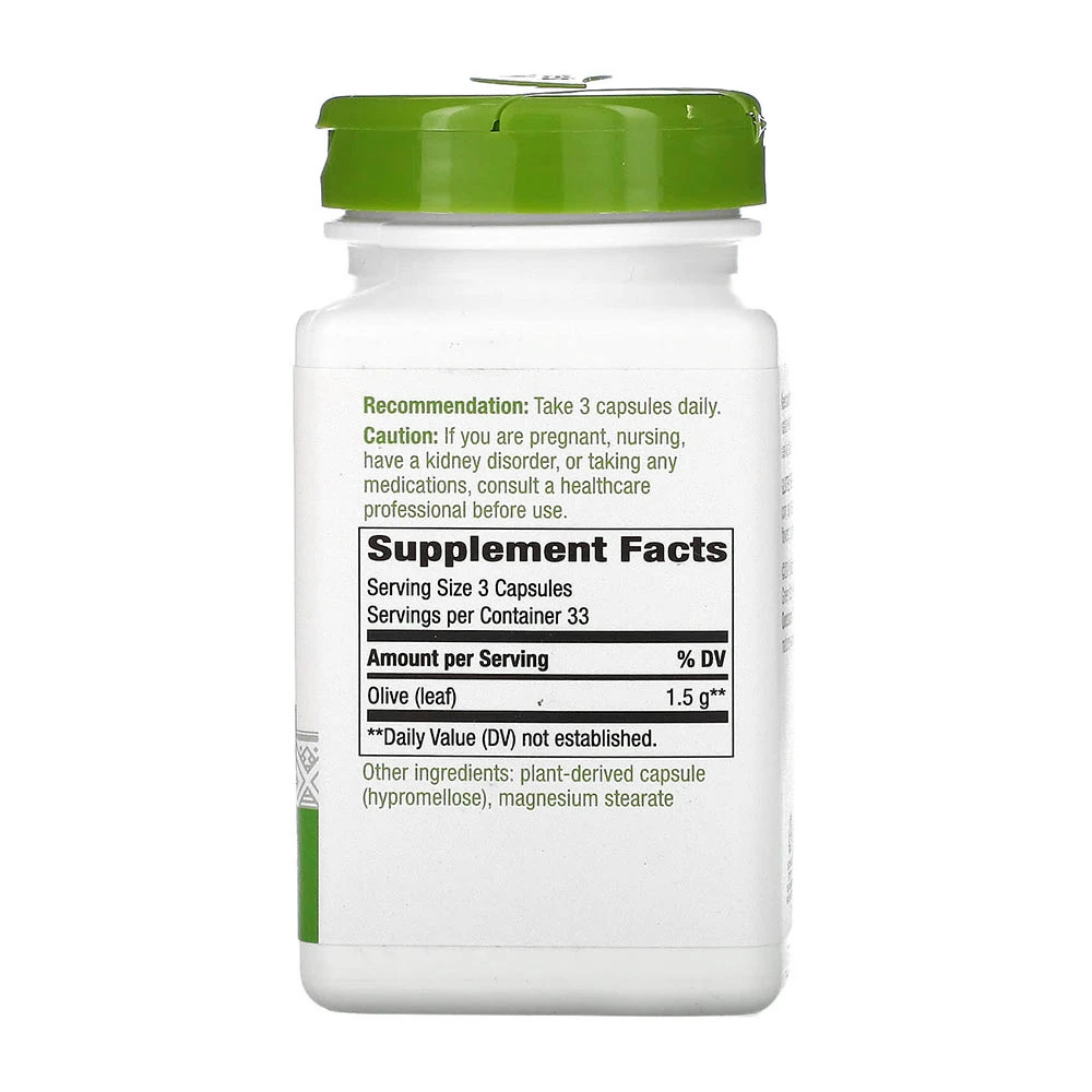 Nature's Way - Olivový list (100 kapsúl) – Obrázok 2