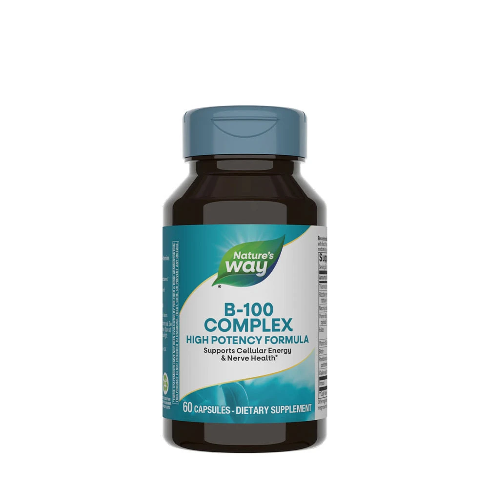Nature's Way - Komplex vitamínu B-100 (60 kapsúl)