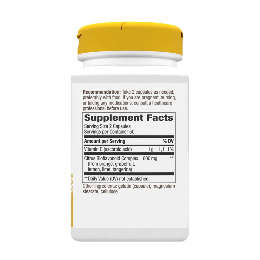 Nature's Way - Vitamín C s bioflavonoidmi (100 kapsúl) – Obrázok 4