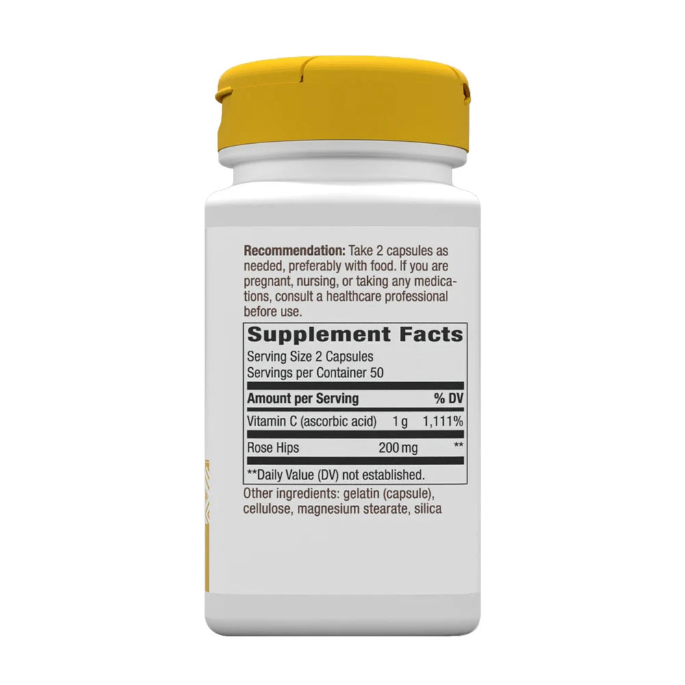 Nature's Way - Vitamín C s šípkami (100 kapsúl) – Obrázok 2