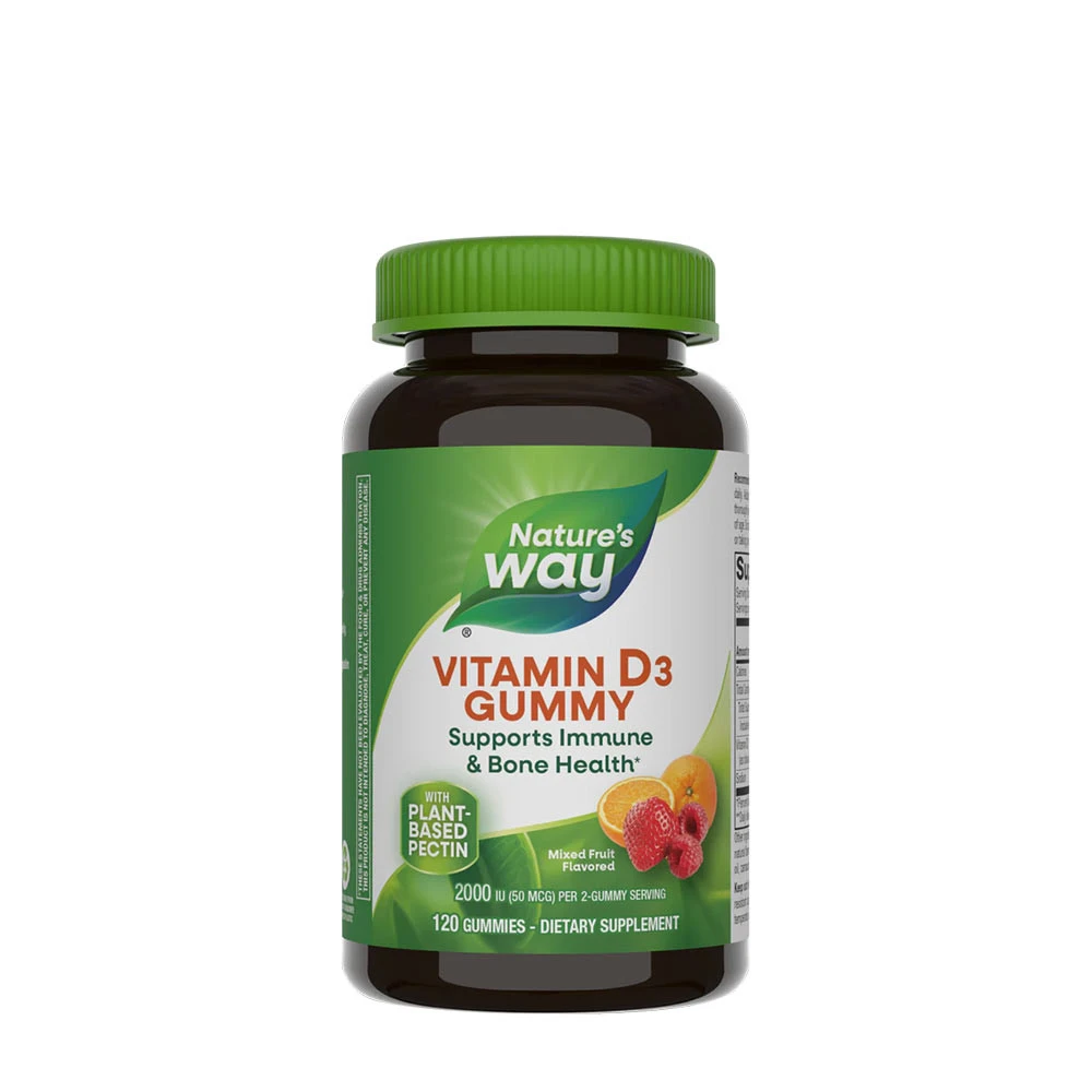 Nature's Way - Želatínové cukríky s vitamínom D3 (120 želatínových cukríkov)