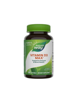 Nature's Way - Vitamín D3 Max (240 mäkkých kapsúl)