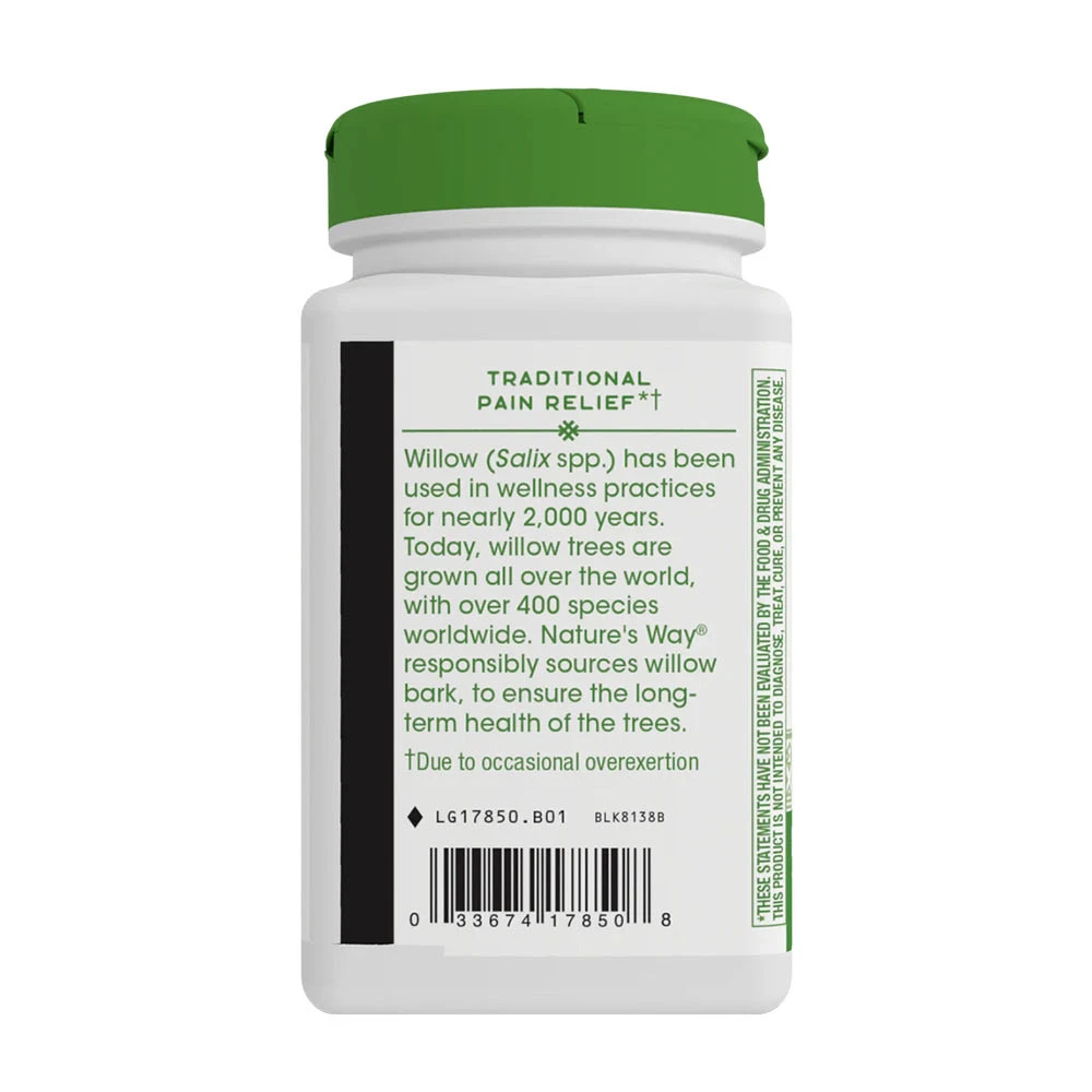 Nature's Way - Vŕbová kôra (100 rastlinných kapsúl) – Obrázok 9