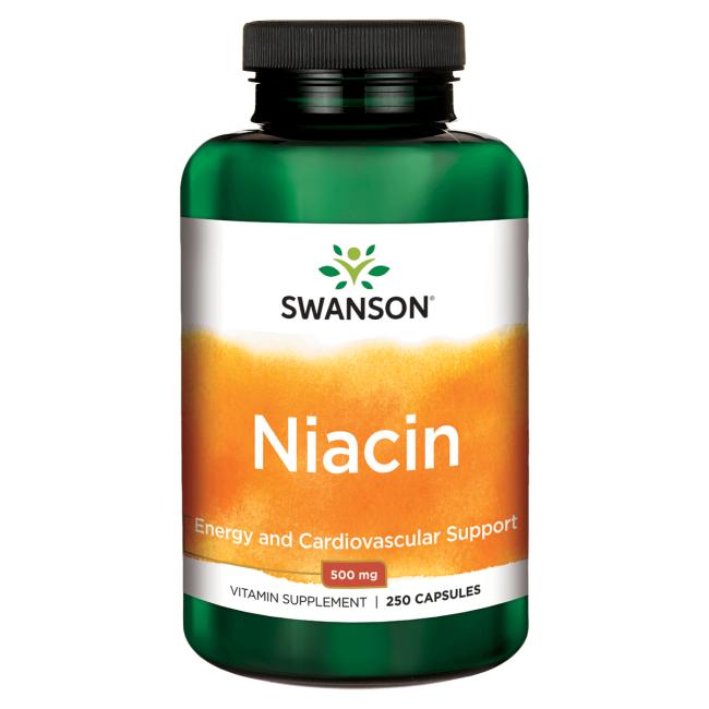 Niacín, 500 mg - 250 kapsúl