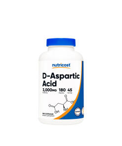Nutricost - Kapsuly kyseliny D-asparágovej (180 kapsúl)